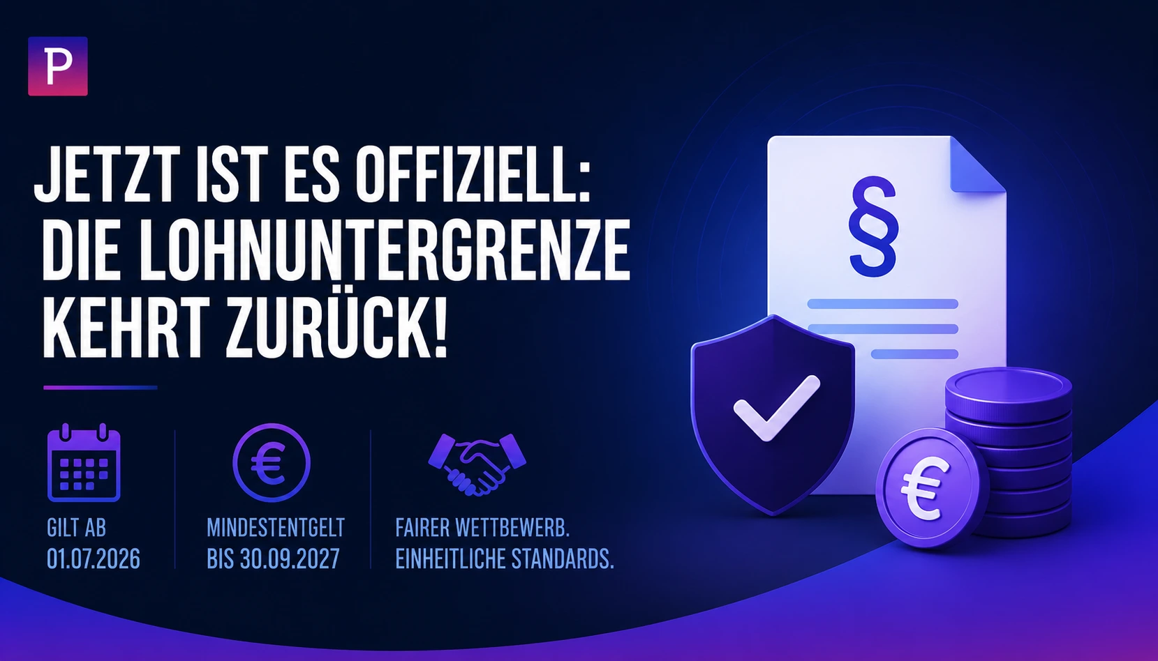 ❗️Jetzt ist es offiziell: Die Lohnuntergrenze für die Arbeitnehmerüberlassung kehrt zurück! ❗️