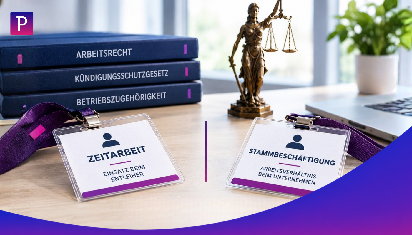 Einmal Zeitarbeit, einmal Stammbeschäftigung: Zwei verschiedene Welten!